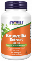 NOW Boswellia Extract 500 mg, Босвеллия Экстракт 500 мг, 90 капсул
