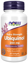 NOW Ubiquinol, Убихинол, 60 капсул