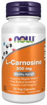 NOW L-Carnosin 500 mg, L-Карнозин 500 мг, 50 капсул