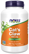 NOW Cat's Claw, Кошачий коготь, 250 капсул