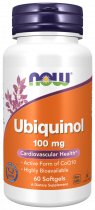 NOW Ubiquinol, Убихинол, 60 капсул