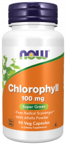 NOW Chlorophyll, Хлорофилл, 90 капсул