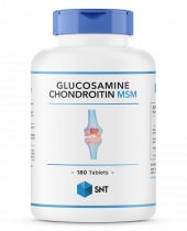 SNT Glucosamine Chondroitin MSM, Глюкозамин Хондроитин МСМ, 180 таблеток