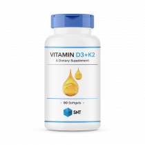 SNT Vitamin D3 + K2 2000 IU, 90 капсул