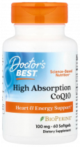 Doctor's Best High Absorption Co Q10, Коэнзим Q10, 60 капсул