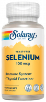 Solaray Selenium 100 mcg, Селен 100 мкг, 90 капсул