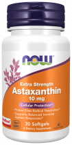 NOW Astaxanthin, Астаксантин, 30 капсул