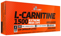 Olimp Sport Nutrition L-carnitine 1500 Extreme Mega Caps, Л-Карнитин 1500 Экстрим Мега Капс, 120 капсул