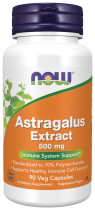 NOW Astragalus 500 mg, Астрагал 500 мг, 90 капсул