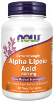 NOW Alpha Lipoic Acid, Альфа-липоевая кислота, 120 капсул