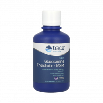Trace Minerals Liquid Glucosamine Chondroitin + MSM, 473 мл