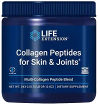 Life Extension Collagen Peptides for Skin &amp; Joints, Коллаген Пептидс Фор Скин &amp; Джоинтс, 343 грамм