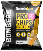 Bombbar Чипсы протеиновые цельнозерновые PRO, 50 грамм
